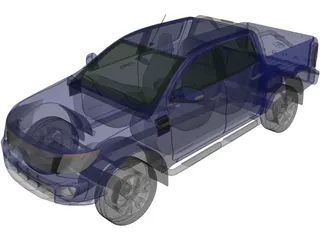 Ford Ranger T6 (2011) 3D Model