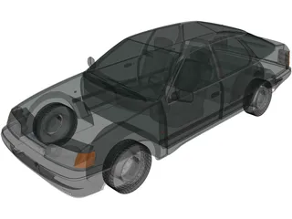 Ford Scorpio Hatchback (1985) 3D Model