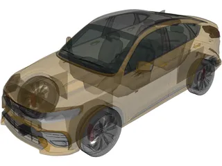 Geely Xingyue (2019) 3D Model