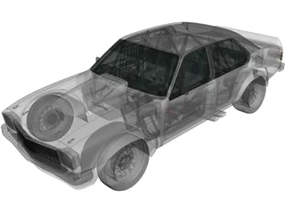 Holden Torana Race Car (1977) 3D Model