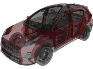 Kia Sportage (2019) 3D Model