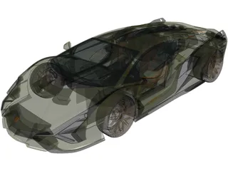 Lamborghini Sian (2020) 3D Model