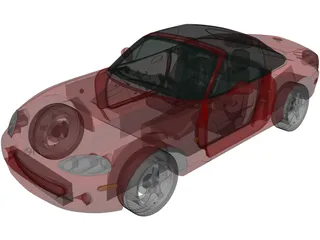 Mazda MX-5 Convertible (1998) 3D Model