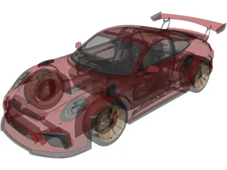 Porsche 911 GT3 RS (2019) 3D Model