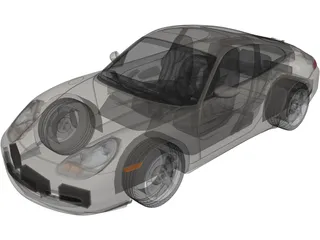 Porsche 911 Carrera (1997) 3D Model