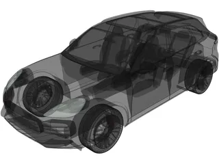 Porsche Cayenne S (2019) 3D Model