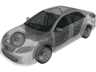 Toyota Camry (2011) 3D Model