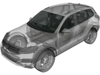 Volkswagen Touareg (2010) 3D Model