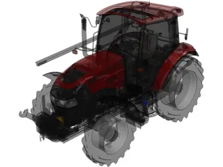 Case IH Farmall C Series 3D Model