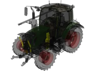 Fendt 300 Vario 3D Model