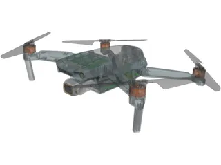 DJI Mavic Drone 3D Model