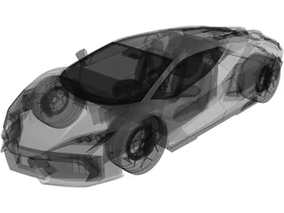 Lamborghini Revuelto (2023) 3D Model