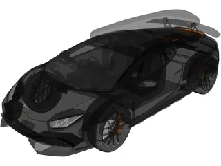 Lamborghini Huracan Sterrato (2023) 3D Model