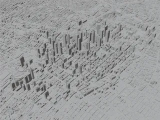 Los Angeles City, USA (2024) 3D Model