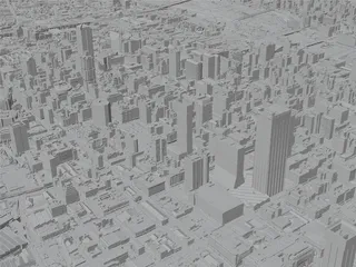 Johannesburg City, South Africa (2024) 3D Model