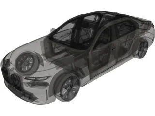 BMW i7 (2024) 3D Model