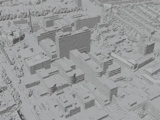 Groningen City, Netherlands (2023) 3D Model