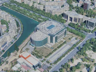 Bucharest City, Romania (2023) 3D Model