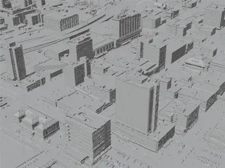 Cedar Rapids City, USA (2024) 3D Model