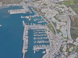 Ibiza City, Spain (2023) 3D Model