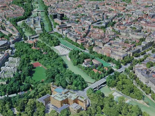 Munich City, Germany (2023) 3D Model