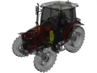 Massey Ferguson MF 3700 AL 3D Model