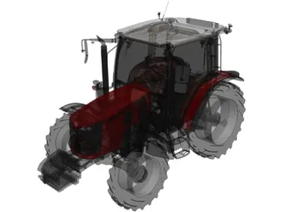 Massey Ferguson MF 4700 M 3D Model