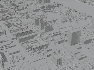 Augusta City, GA, USA (2023) 3D Model