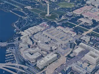 Washington City, DC, USA (2024) 3D Model