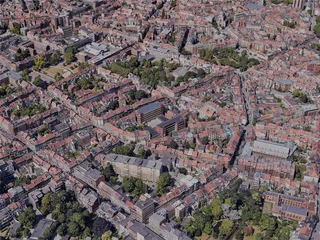 Brussels City, Belgium (2023) 3D Model