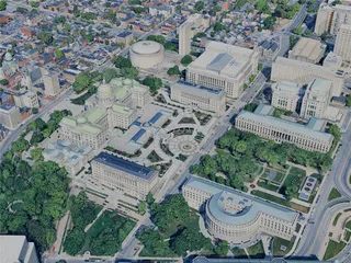 Harrisburg City, PA, USA (2024) 3D Model