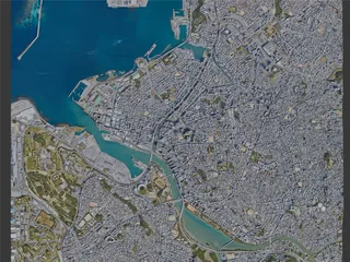 Naha City, Japan (2023) 3D Model