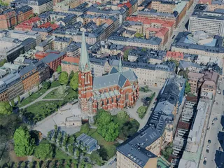 Stockholm City, Sweden (2023) 3D Model