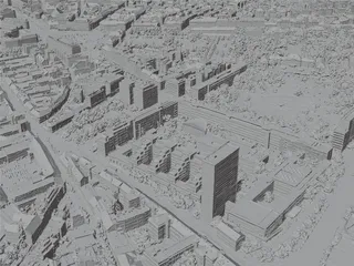 Bratislava City, Slovakia (2023) 3D Model