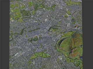 Edinburgh City, UK (2023) 3D Model