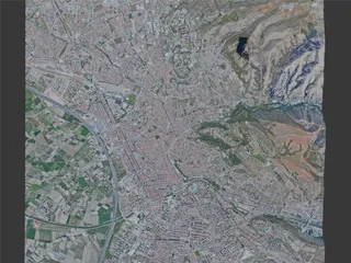 Granada City, Spain (2023) 3D Model