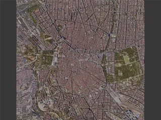 Madrid City, Spain (2023) 3D Model