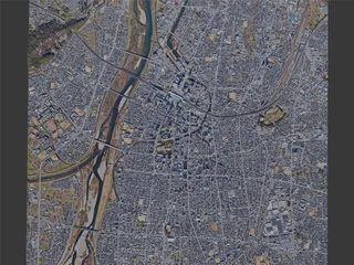 Toyama City, Japan (2023) 3D Model