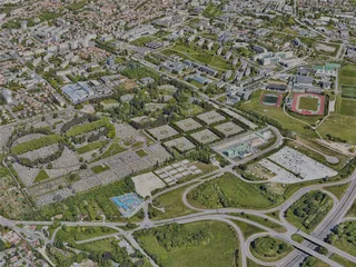 Dijon City, France (2022) 3D Model