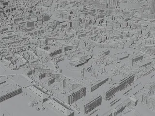 Rennes City, France (2022) 3D Model