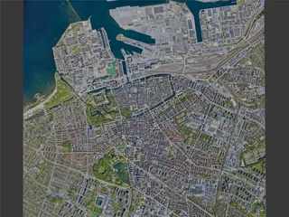 Malmo City, Sweden (2023) 3D Model