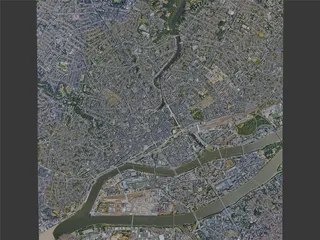 Nantes City, France (2023) 3D Model