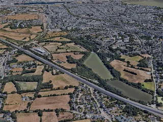 Saint-Nazaire City, France (2023) 3D Model