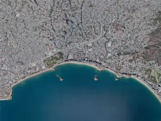 Acapulco City, Mexico (2022) 3D Model