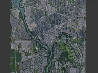 St. Catharines City, Canada (2023) 3D Model