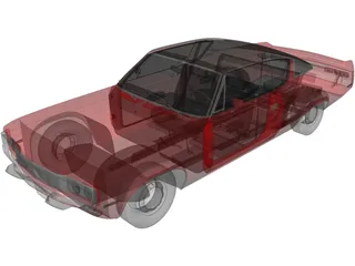 AMC Matador Coupe (1972) 3D Model