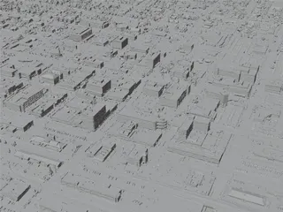 Bismarck City, ND, USA (2023) 3D Model