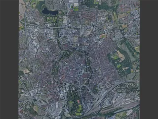 Braunschweig City, Germany (2022) 3D Model