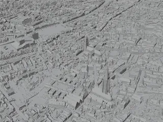 Bruges City, Belgium (2022) 3D Model