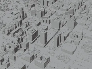 Buffalo City, NY, USA (2022) 3D Model